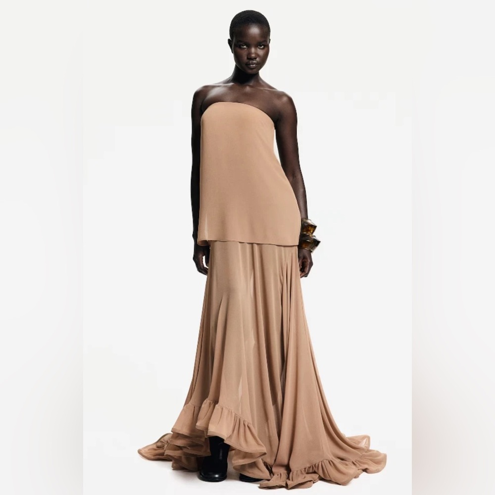 HM Voluminous Bandeau Dress